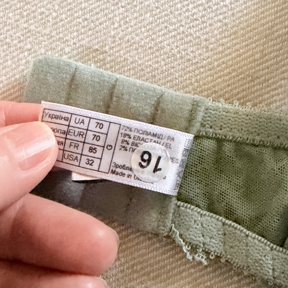 AJOUR | Madeline Bra in Olive, Size 32G - Picture 7 of 8